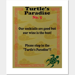 Turtle's Paradise Flyer No. 5 Posters and Art